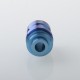 Mission Never Normal Style Titanium Drip Tip for BB / Billet / Boro AIO Box Mod - Blue, Air Insert 1.5mm / 2mm / 3.5mm
