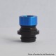 909 Modify Style 510 Drip Tip for RDA / RTA / RDTA Atomizer - Blue, Aluminum + POM