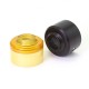 SXK Monarchy P22 Style RDA Replacement Top Cap - Black + Brown, POM + PEI (2 PCS)