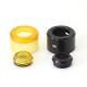 SXK Monarchy P22 Style RDA Replacement Top Cap - Black + Brown, POM + PEI (2 PCS)