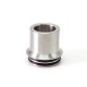 SXK Monarchy P22 Style RDA Replacement Drip Tip - Black + Brown + Silver, POM + PEI + 316SS (3 PCS)