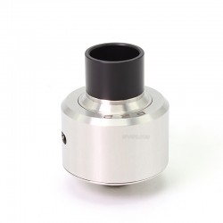 SXK Monarchy P22 Style RDA Rebuildable Dripping Atomizer w/ BF Pin - Silver, 316SS, 22mm Diameter