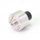 SXK Monarchy P22 Style RDA Rebuildable Dripping Atomizer w/ BF Pin - Silver, 316SS, 22mm Diameter