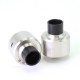 SXK Monarchy P22 Style RDA Rebuildable Dripping Atomizer w/ BF Pin - Silver, 316SS, 22mm Diameter