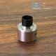 SXK Monarchy P22 Style RDA Rebuildable Dripping Atomizer w/ BF Pin - Silver, 316SS, 22mm Diameter