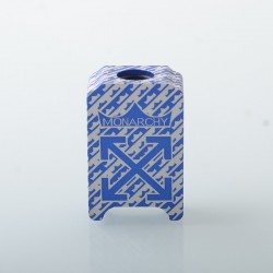 Monarchy Style Boro Tank for SXK BB / Billet AIO Box Mod Kit - Blue, Aluminum