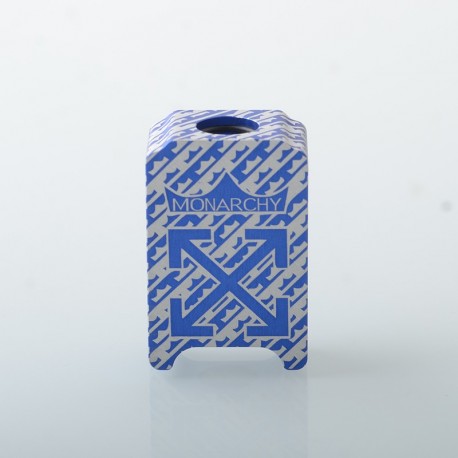 Monarchy Style Boro Tank for SXK BB / Billet AIO Box Mod Kit - Blue, Aluminum