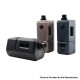 [Ships from Bonded Warehouse] Authentic Dovpo Ethos 100W VW Boro Box Mod Kit - Fight Grey, VW 5~100W, 2 x 18650, 7ml