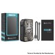 [Ships from Bonded Warehouse] Authentic Dovpo MVV M VV II 280W VV Box Mod - Geisha Black, PC + Zinc Alloy, 1~8V, 2 x 18650