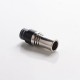 [Ships from Bonded Warehouse] 9 Holes Airflow 510 Drip Tip for RDA / RTA / RDTA - Silver, SS + Delrin, 30mm Length, 7mm Inner