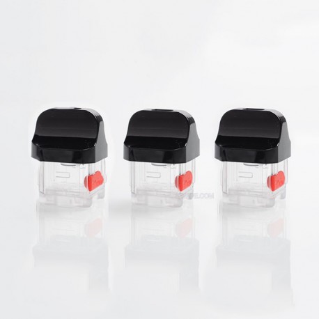 [Ships from Bonded Warehouse] Authentic SMOK RPM40 Pod Kit Standard Pod Cartridge - Black + Transparent, 4.3ml (3 PCS)