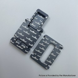 Replacement Inner Plate Set for Astro Style Evolv DNA60 Mod - Monarchy Pattern, Aluminum