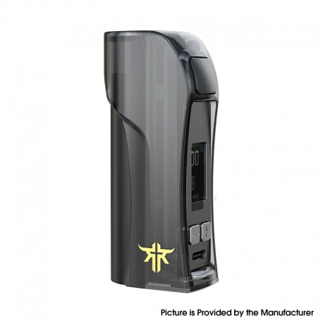 Authentic VandyVape Requiem 95W Box Mod - Clear Black Gold, VW 5~95W, 1 x 18650 / 20700 / 21700