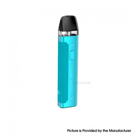 [Ships from Bonded Warehouse] Authentic GeekVape AQ Pod System Kit - Turquoise, 1000mAh, 2ml, 0.8ohm / 1.2ohm