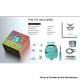 [Ships from Bonded Warehouse] Authentic Oumier Wasp Nano RDA Pro Atomizer - Cyan, Single Coil, BF Pin, 23.5mm