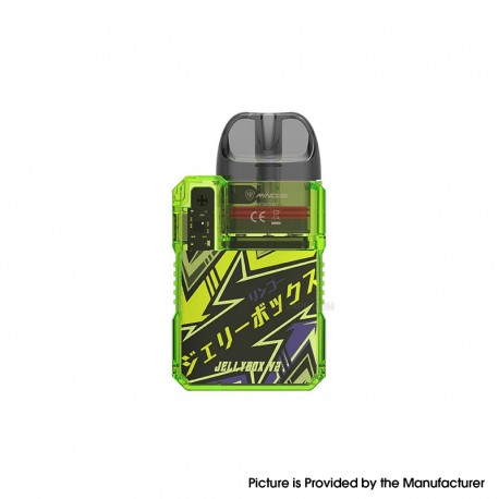 [Ships from Bonded Warehouse] Authentic Rincoe Jellybox V2 Pod System Kit - Matcha Clear, 850mAh, 3ml, 0.8ohm