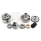 Ulton Stigmata Style Rebuildable Tank Atomizer - Silver, 3.2ml, MTL / RDL, 22mm