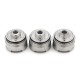 Ulton Moka Style RTA Rebuildable Tank Atomizer w/ 7 Air Pins + 3 Chambers - Sliver, 316SS, 4.5ml, 22mm