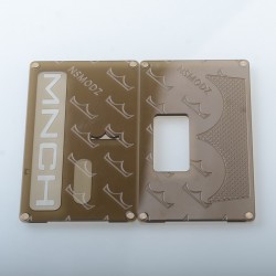 NS Modz Monarchy Square Style Front + Back Door Panel Plates for BB / Billet Box Mod - Tawny, PC (2 PCS)