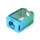 SXK Mission XV Style Space Pod Boro Tank for SXK BB / Billet AIO Box Mod Kit - Blue Green, Aluminum Alloy, New Version