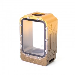 SXK Mission XV Style Space Pod Boro Tank for SXK BB / Billet AIO Box Mod Kit - Black Yellow, Aluminum Alloy, New Version