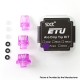 Authentic ETU Aio 510 Drip Tip Kit - Translucent Purple, PC (3 PCS)