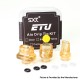 Authentic ETU Aio 510 Drip Tip Kit - Translucent Yellow, PC (3 PCS)