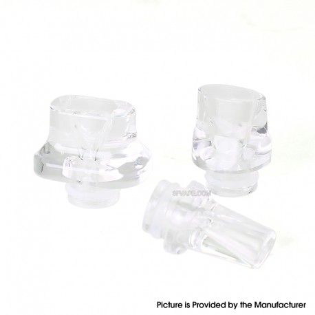 Authentic ETU Aio 510 Drip Tip Kit - Translucent, PC (3 PCS)