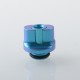 Authentic MK MODS Titanium TA Integrated Drip Tip Set for BB / Billet / Boro AIO Box Mod - Tiffany Blue, 4 PCS Mouthpiece