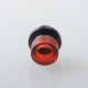 909 Modify Style 510 Drip Tip for RDA / RTA / RDTA Atomizer - Red, Acrylic + Aluminum