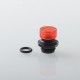 909 Modify Style 510 Drip Tip for RDA / RTA / RDTA Atomizer - Red, Acrylic + Aluminum