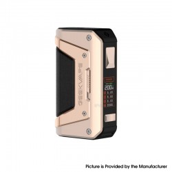 [Ships from Bonded Warehouse] Authentic GeekVape L200 Aegis Legend 2 200W VW Box Mod - Champagne Gold, 5~200W, 2 x 18650