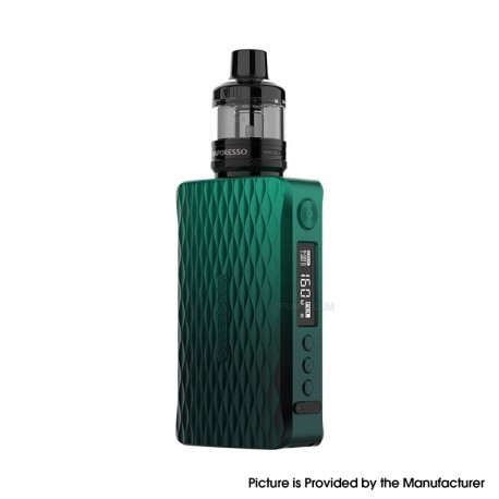 [Ships from Bonded Warehouse] Authentic Vaporesso GEN 160 Mod kit With GTX Pod Limited Version - Black Green, 5~160W, 2 x 18650