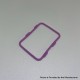 New Silicone Gaskets Set for Boro Tank - Black + Purple + Red + Blue, 4 PCS Square + 2 PCS Round Sealing Ring