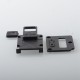 336 Style Inner Plate Smitch Button Set for SXK BB Style 70W / DNA60W / Billet Mod - Black, Aluminum Alloy