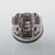 Monarchy P22 Style RDA Rebuildable Dripping Atomizer w/ BF Pin - Silver + Translucent Black, 22mm Diameter