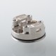 Monarchy P22 Style RDA Rebuildable Dripping Atomizer w/ BF Pin - Silver + Translucent Black, 22mm Diameter