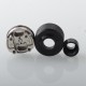 Monarchy P22 Style RDA Rebuildable Dripping Atomizer w/ BF Pin - Black, 22mm Diameter