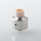 Monarchy P22 Style RDA Rebuildable Dripping Atomizer w/ BF Pin - Silver, 22mm Diameter