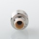 Monarchy P22 Style RDA Rebuildable Dripping Atomizer w/ BF Pin - Silver, 22mm Diameter