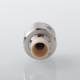 Monarchy P22 Style RDA Rebuildable Dripping Atomizer w/ BF Pin - Silver, Titanium, 22mm Diameter