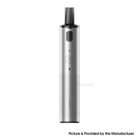 [Ships from Bonded Warehouse] Authentic Joyetech eGo Pod System Kit Update Version - Shiny Silver, 1000mAh, 2ml, 1.0ohm