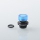 909 Modify Style 510 Drip Tip for RDA / RTA / RDTA Atomizer - Blue, Acrylic + Aluminum