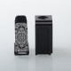 S-ProRo Style Boro Tank for SXK BB / Billet AIO Box Mod Kit - Black, Kashmirn Pattern, Aluminum + POM