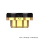 [Ships from Bonded Warehouse] Authentic Hellvape 810 Drip Tip - Black Gold