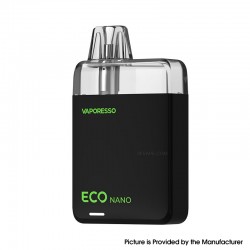 [Ships from Bonded Warehouse] Authentic Vaporesso ECO Nano Pod System Kit - Midnight Black, 1000mAh, 6ml, 0.8ohm