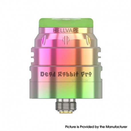 [Ships from Bonded Warehouse] Authentic Hellvape Dead Rabbit Pro RDA Atomizer - Rainbow, BF Pin, 24mm Diameter