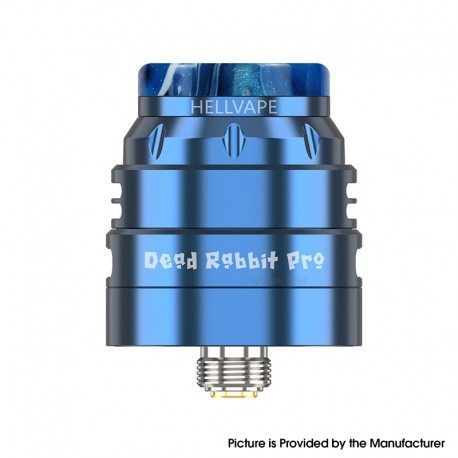 [Ships from Bonded Warehouse] Authentic Hellvape Dead Rabbit Pro RDA Atomizer - Blue, BF Pin, 24mm Diameter