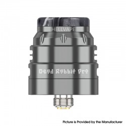 [Ships from Bonded Warehouse] Authentic Hellvape Dead Rabbit Pro RDA Atomizer - Gun Metal, BF Pin, 24mm Diameter