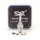 Authentic SXK Bantam BB Mini RBA Bridge for Billet / BB / Boro Tank - Silver, 316 Stainless Steel, Bottom Airflow, MTL 